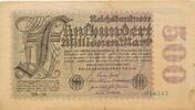 Deutsches Reich Deutschland, Weimarer Republik Reichsbanknote mit antisemitischer Propaganda Propagandanote Viktoria Reichsmark auf 10 Millionen Mark -