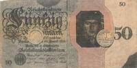 Deutsches Reich Deutschland, Weimarer Republik 50 Mark Reichsbanknote Werbeschein 5 RM Rabatt von 100 -