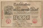 Deutschland Deutsches Reich 1000 Mark Reichsbanknote Werbeschein H. Albrecht Boonekamp, Berlin N.24. -