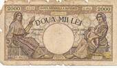 Rumänien 2000 Lei Banknote -