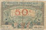 Frankreich 50c Banknote -