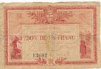 Frankreich 1 Franc Banknote -