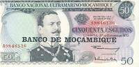 Mosambik Mozambique 50 Escudos o.D. (1976) Banknote II, kl. Eckknick 3,00 EUR prix TTC + 6,00 EUR frais d'envoi