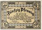 Deutschland, Deutsches Reich 50 Pfennig 1 x Notgeldschein, Stadt Bensheim, Hessen -