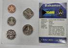 Bahamas 1, 5, 10, 15, 20 Cents Münzen Lot 4 Stück -