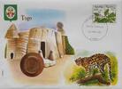 Togo 10 Francs Münze und Briefmarke Numisbrief -