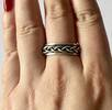 Silberring 925er Sterling Silber Silberschmuck -
