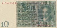 Deutsches Reich Deutschland 3. Reich 100 Reichsmark Mark Reichsbanknote Kriegsdruck, nur 2 KN auf Vs, ohne Udr.-Bst. -