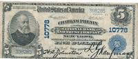 USA - Vereinigte Staaten v. Amerika $ 5 Dollars The Chatham & Phenix Nationalbank, New York -