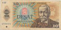Tschechoslowakei 10 Korun Banknote -