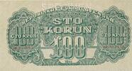 Czechoslovakia / Tschechoslowakei 100 Kronen Korun Banknote, SPECIMEN -