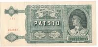Czechoslovakia / Tschechoslowakei 500 Korun Kronen 1941 (1945) Banknote, SPECIMEN SPL