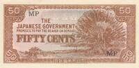 Malaya-Jap.Besetzung 50 Cents Banknote -