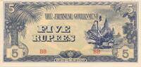 Malaya-Jap.Besetzung 10 Dollars Banknote -