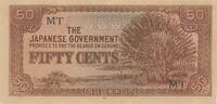 Malaya-Jap.Besetzung 50 Cents Banknote -