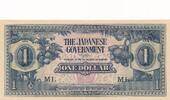 Malaya-Jap.Besetzung 1 Dollar Banknote -