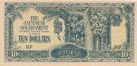 Malaya-Jap.Besetzung 10 Dollars Banknote -