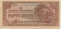 Malaya-Jap.Besetzung 50 Cents Banknote -