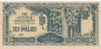 Malaya-Jap.Besetzung 10 Dollars Banknote -
