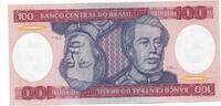 Brasilien 100 Cruzeiros 1981-84 Banknote unc 3,00 EUR prix TTC + 6,00 EUR frais d'envoi