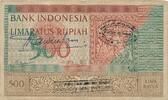 Indonesien 500 Rupien Banknote -