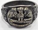 Deutsches Reich Deutschland 1. Weltkrieg Militaria Ring Fingerring Balkan Feldzug Adler Soldatenring -