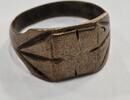 Deutsches Reich Deutschland 1. Weltkrieg Militaria Ring Fingerring Balkan Feldzug Adler Soldatenring -