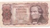 Österreich 500 Schilling Banknote -