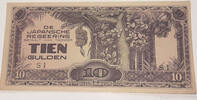 Ndl. Indien 10 Gulden Banknote -