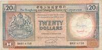 Hongkong 20 Dollars Banknote -