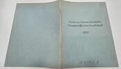 Kaiserreich Deutsches Reich Deutschland Bericht für die 47. Generalversammlung Hamburg-Südamerikanischen Dampfschifffahrts-Gesellschaft (HSDG) -
