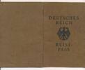 Deutsches Reich Deutschland Pass Reisepass Laupheim Württemberg -
