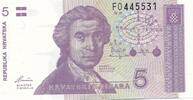 Kroatien 5 Dinara Banknote -