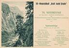 3. Reich, Deutschland Passagierschiff Monte Sarmiento Informationsblatt Speisenfolge 31. Norwegenfahrt für die NS-Gemeinschaft -