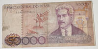 Brasil 50000 Cruzeiros Banknote -
