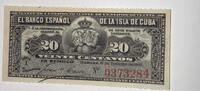 Kuba 20 Centavos Banknote -