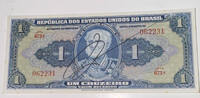 Brasilien 1 Cruzeiro Banknote -