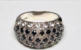  Silberschmuck 925er Silber Silberring mit weißen und schwarzen Steinen,... 34,00 EUR  + 6,00 EUR frais d'envoi