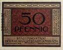 Deutschland, Deutsches Reich 50 Pfennig 1 x Notgeldschein, Stadt Ansbach -
