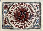 Deutschland, Deutsches Reich 25 Pfennig 1 x Notgeldschein, STADTSPARKASSE BIELEFELD -