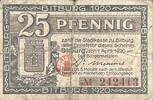 Deutschland, Deutsches Reich 25 Pfennig 1 x Notgeldschein, Bitburg -