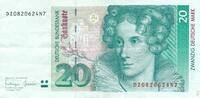 Deutschland BRD 20 Deutsche Mark DM Banknote DZ/N -