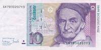 Deutschland BRD 10 Deutsche Mark DM Banknote GK/Y -
