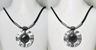  Collier Kette Schwarze und silberne gotische Medaillon Halskette mit An... 29,00 EUR  + 6,00 EUR frais d'envoi