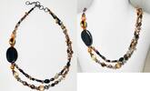  Collier Kette Halskette aus Whiskey-Quarz und verschiedene Modeschmuck ... 29,00 EUR  + 6,00 EUR frais d'envoi