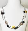  Collier Kette Doppelte Silberdrachtkette mit verschiedenen farbigen Ste... 29,00 EUR  + 6,00 EUR frais d'envoi