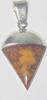Silberschmuck 925er Silber Bernstein Anhänger -