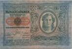 Österreich 100 Kronen Banknote, mit Aufdruck Deutschösterreich -
