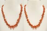 Collier Kette Astkoralle Halskette, Korallenschmuck -