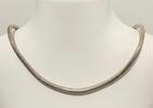 Silberschmuck 925er Silber Schlangen Silber Halskette und Armband, Silber Set -
